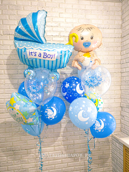 Набор шаров на Выписку "It's a boy"