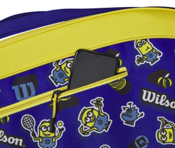 Сумка теннисная Wilson Minions V3.0 Team 3PK - blue/yellow