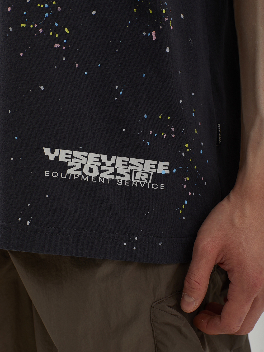 Мужская Футболка Y.e.s Multi Painted