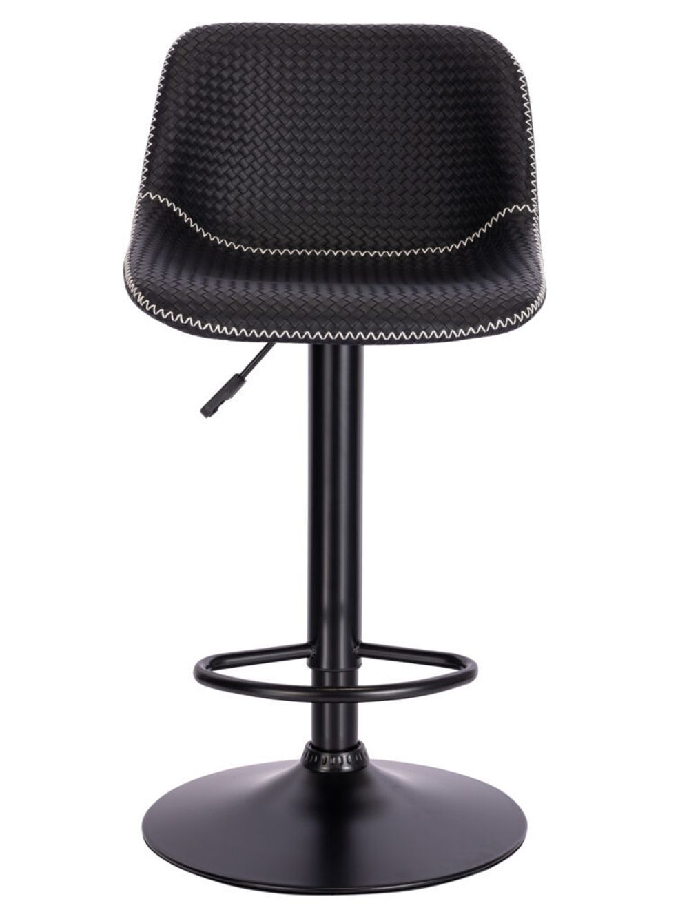 Стул барный Everprof Smile Black Экокожа Черный