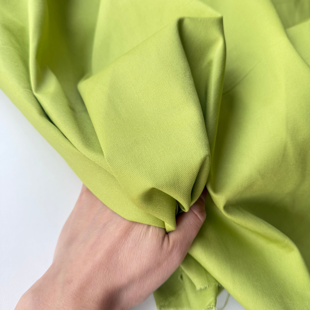 Джинса хлопковая (плотность 195 гр/м2) Лайм