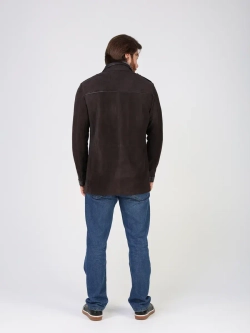 Кожаная куртка демисезонная пальто замша