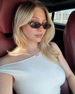 white asymmetric top