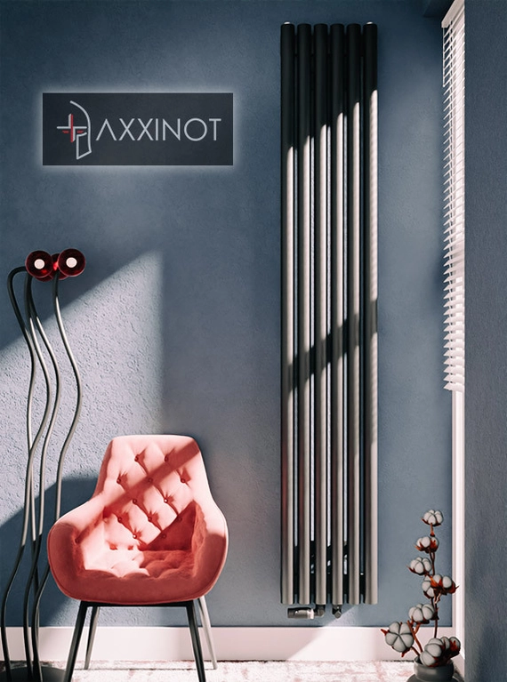 Axxinot Mono V 2250 - вертикальный трубчатый радиатор высотой 2250 мм
