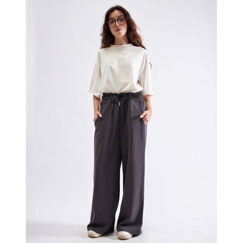 Брюки БИЧ широкие серые