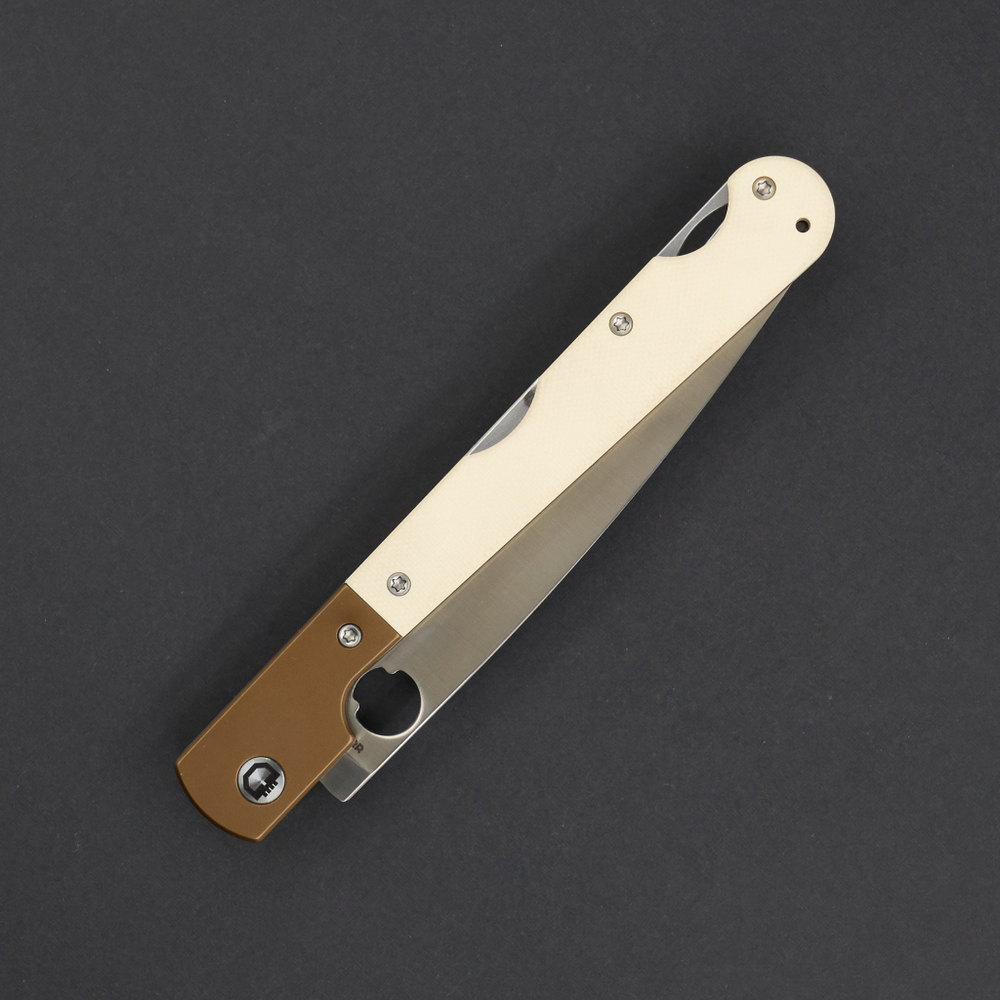 Corso Cream White G10 Satin Bronze Bolster