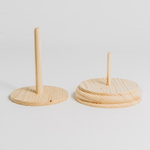 Деревянный спиннер-подставка для пряжи, для клубка из древесины кедра. KL11