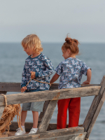 Свитшот оверсайз Mjölk Лебеди