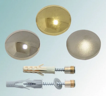 Держатель 5.14 01 D=22мм S=6-8мм, серебро зеркальное