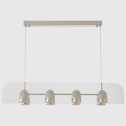 Светильник подвесной Crystal Lux ELEMENT SP48W LED CHROME