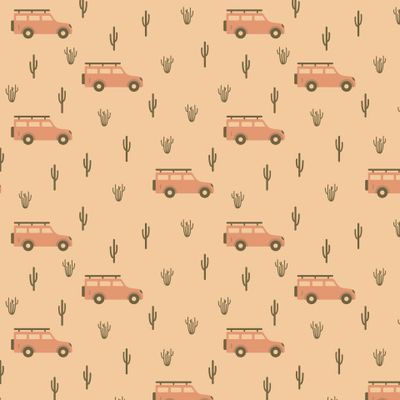 Buy baby fabric jeeps cacti desert sandy