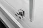 Душевая дверь Alpha VDS-3AL2160MT, 1600, хром, стекло текстурное