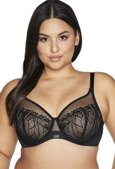 Бюстгальтер Miray с мягкими чашками +size (Размер: 95G) (Цвет: черный)