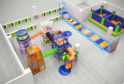 Детский игровой лабиринт "Фантазиленд"