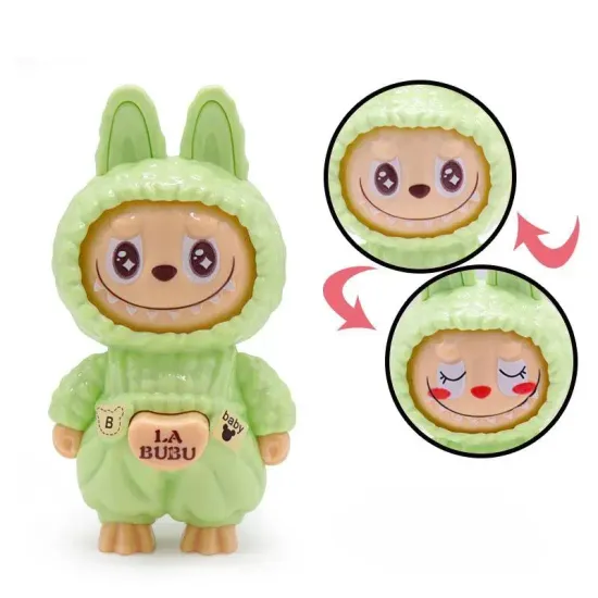 Брелок Лабубу лицо-перевертыш в ассорт. 9.5см