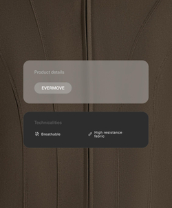 Oysho Куртка Evermove с баской, коричневый