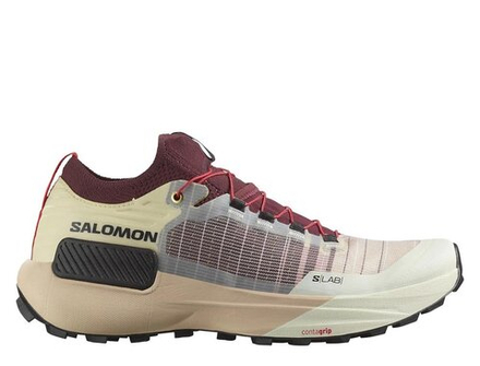 Кроссовки для бега мужские Salomon S/LAB Genesis Vanilia М Бежево-бордовые