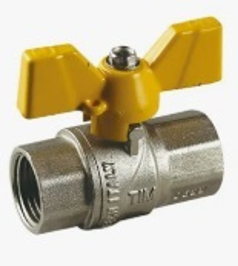 Кран Шаровой Газовый 3/4" ММ (бабочка)