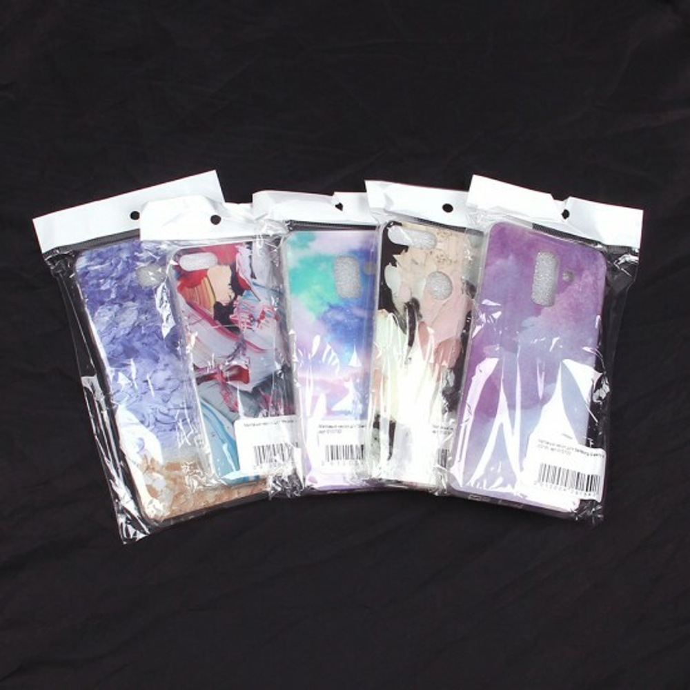 Матовый чехол для Samsung Galaxy J6+ (2018), 010736