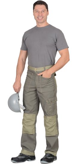 Брюки "Сириус-Вест-Ворк" (т.оливый/с.оливковый)