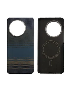 Карбоновый чехол для Oneplus 13R / Ace 5 / Ace 5 Pro с MagSafe ночной-синий (Night-Blue)