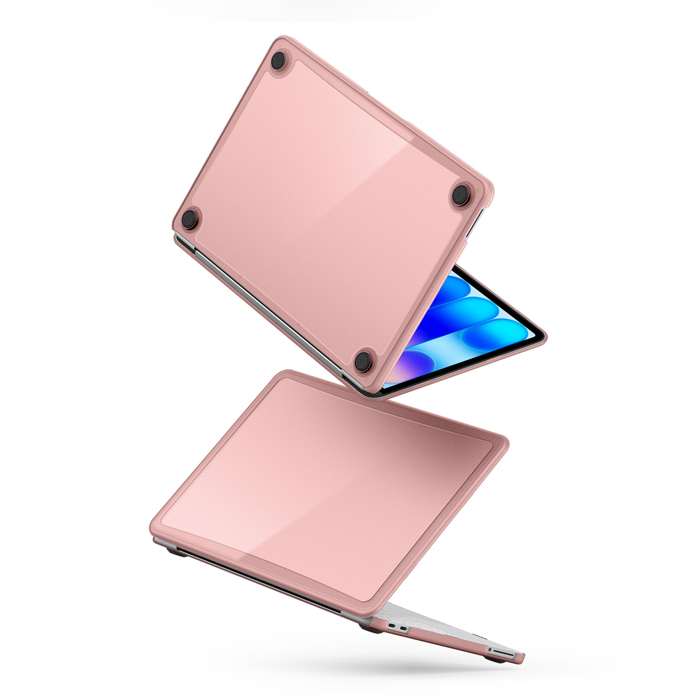 Чехол тонированный розовый для ноутбука MacBook Neo 13 (с 2026-), серии LCGB Series Protective от Dux Ducis