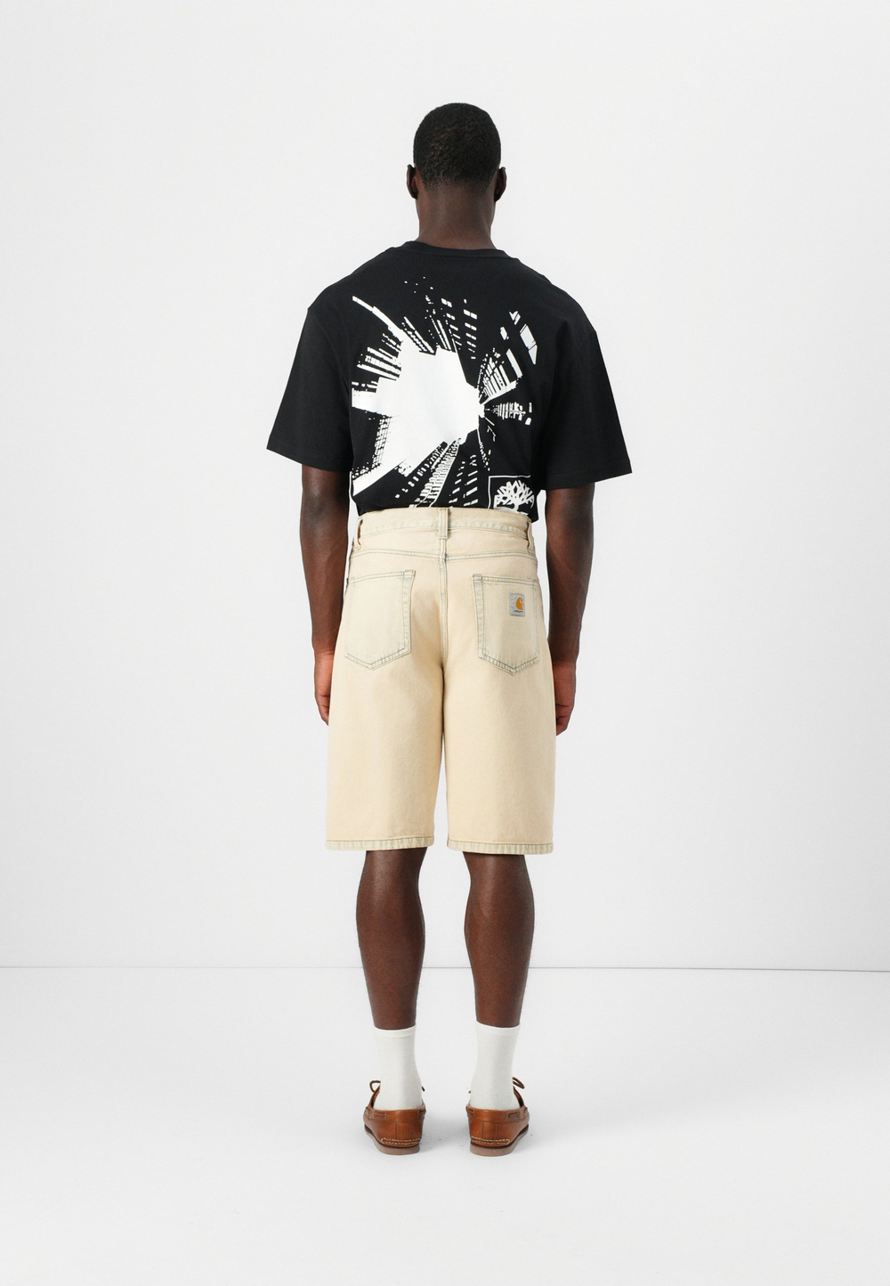 Carhartt WIP LANDON ROBERTSON - Джинсовые шорты - Синий