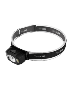 Фонарь аккумуляторный налобный AccuH3-L5W-bk LED 5Вт + 2хRED SMD IP54 5 режимов: 100проц. 180лм 3.5ч/50проц. 110лм 5.5ч/30проц. 65лм 15ч/красн. 28ч/мигающ. красн. 12ч аккум. управл. жестами черн. JazzWay 5036703