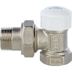 Клапан термостатический STOUT ВР-НР 3/4" угловой 32849