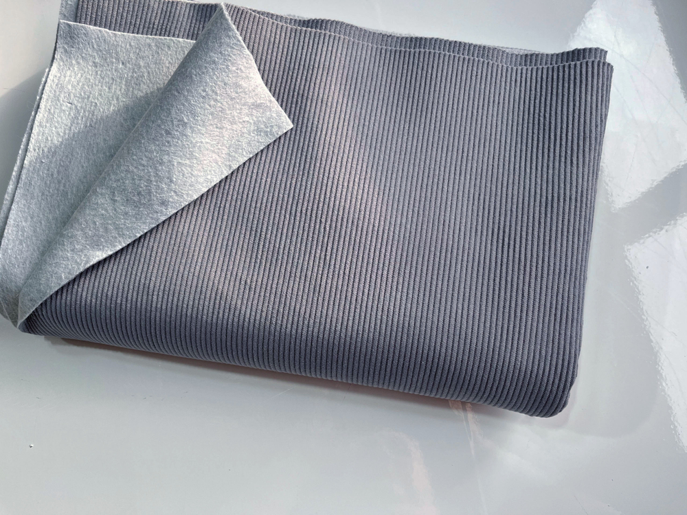 ПЫЛЬНЫЙ СЕРО-ГОЛУБОЙ - Вельвет с влагоотталкивающей пропиткой, с утепленной нетканой подложкой (1375 Евгения)