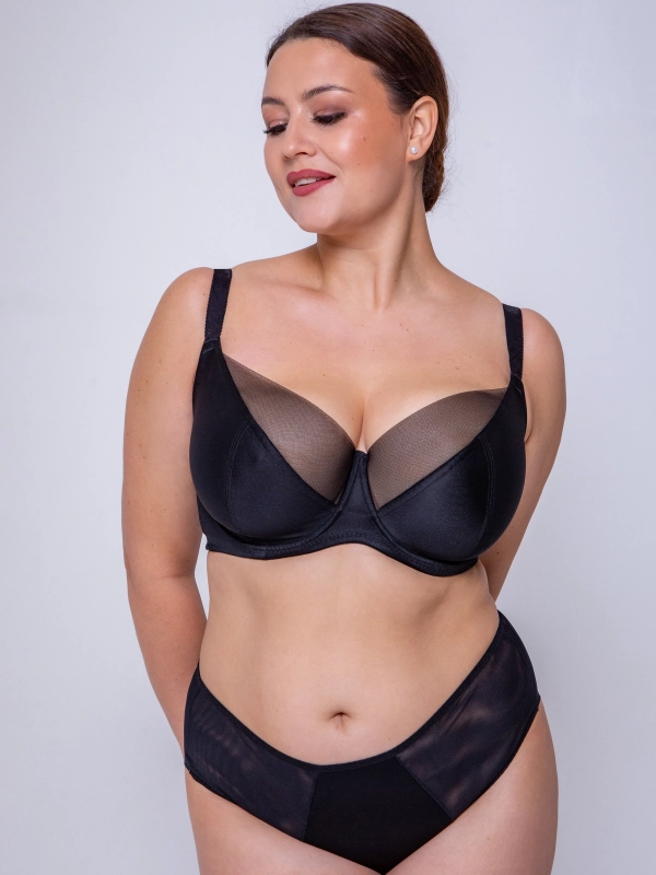 Бюстгальтер БельеСфера Софи мягкая чаша (черный)