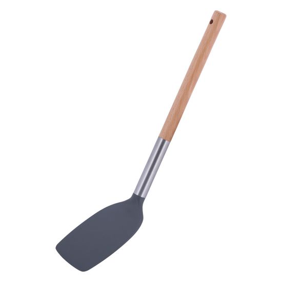 Лопатка нейлоновая Kamille KM-8851 (35 см) с деревянной ручкой