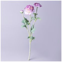 ЦВЕТОК ИСКУССТВЕННЫЙ "РАНУНКУЛЮС" ВЫСОТА=48СМ. (МАЛ.УП=24ШТ/КОР=96ШТ)