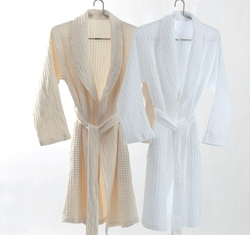 Халат вафельный Abyss & Habidecor Pousada 226 Sage Португалия фото