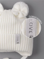 Шапка вязаная демисезонная для девочки