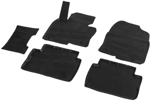 Коврики в салон автомобиля Rival для Mazda CX-5 II поколение 2017-н.в., литьевой полиуретан, 5 частей, 63803001