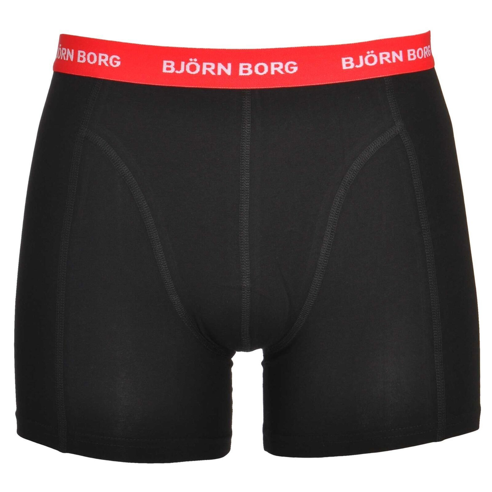 Мужские боксеры спортивные Björn Borg Noos Contrast Solids Sammy Shorts - black