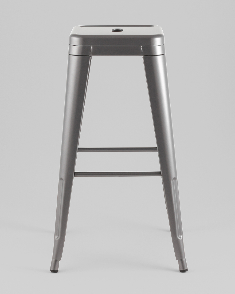 Стул барный TOLIX серебристый матовый KD