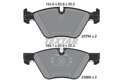 TEXTAR - 2379401-TET - Brake Pad Set, disc brake