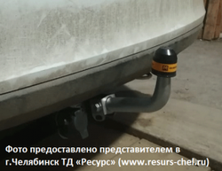 Фаркоп Motodor SKODA Rapid 2012-2020, 2020-н.в., VW Polo 2020-2022 (оцинк. Шар) арт.92301-A