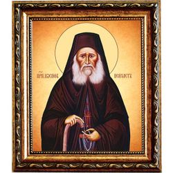 Иосиф Исихаст преподобный. Икона на холсте.
