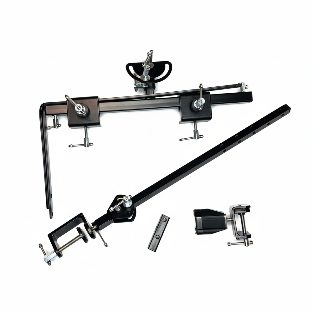 Настольный станок на струбцине с двумя держателями