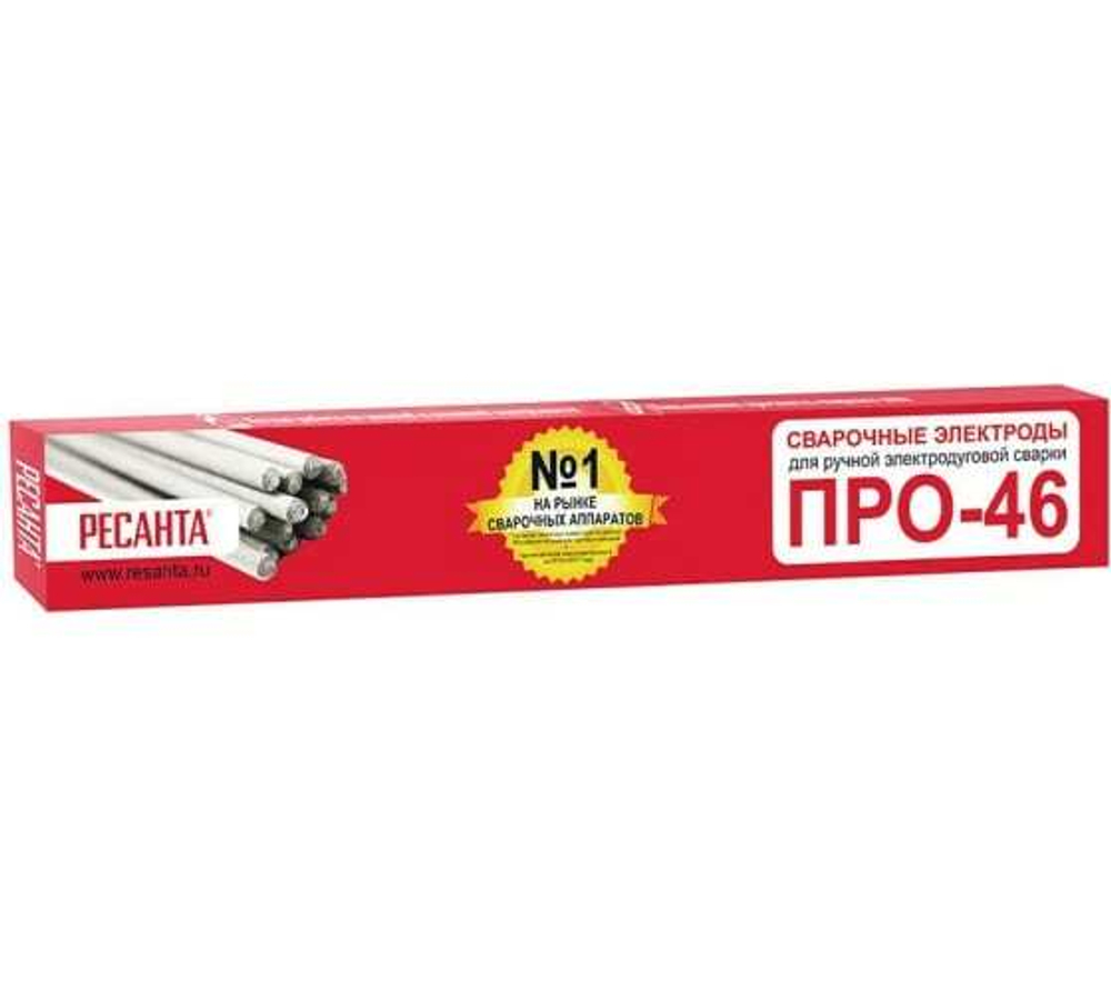 ЭЛЕКТРОДЫ РЕСАНТА ПРО-46 Ø4,0 3КГ 71/6/39