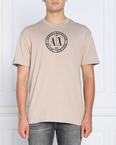 футболка Armani Exchange - бежевый(6LZTLE ZJGAZ)