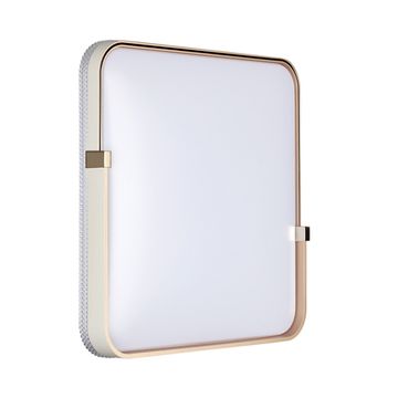 Настенно-потолочный светильник 70W 3000-6000K 7680/EL белый/золотой 490х485 IP43 пульт ДУ PALE Olidi White Sonex