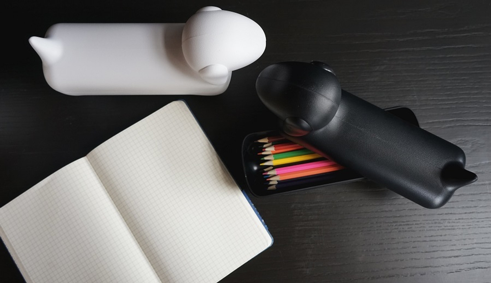 Коробка для мелочей Dacholder, белая Qualy