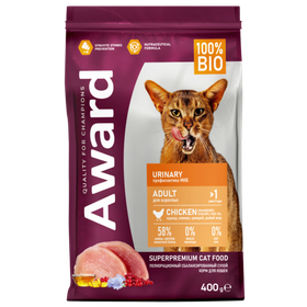 Award Urinary Курица с добавлением клюквы, цикория и рыбьего жира 400гр.