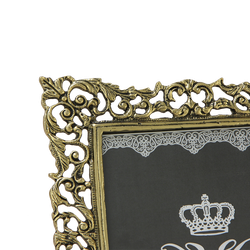 Bello De Bronze Фоторамка "Кружева" настольная , "золото"