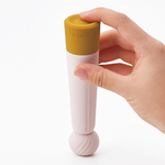 Нежно-розовый вибратор 14,8см с шаровидной мягкой головкой Tenga Iroha Rin Kogane HMR-02