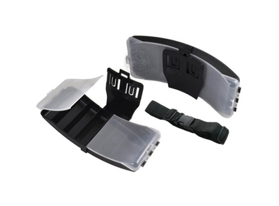 КОРОБКА Спиннингиста на пояс КС-1 с ремнём (330*170*40) цв.чёрный